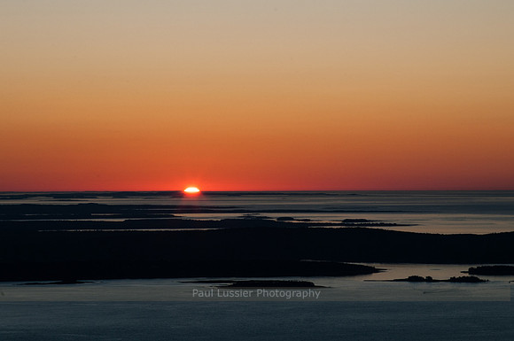 Sunrise Over Frenchman's Bay