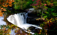 Mansfield Hollow Falls - Early Autumn