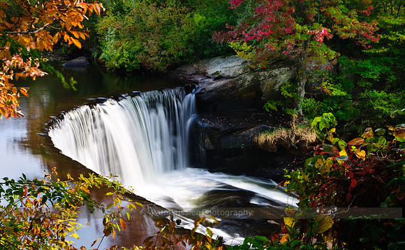 Mansfield Hollow Falls - Early Autumn
